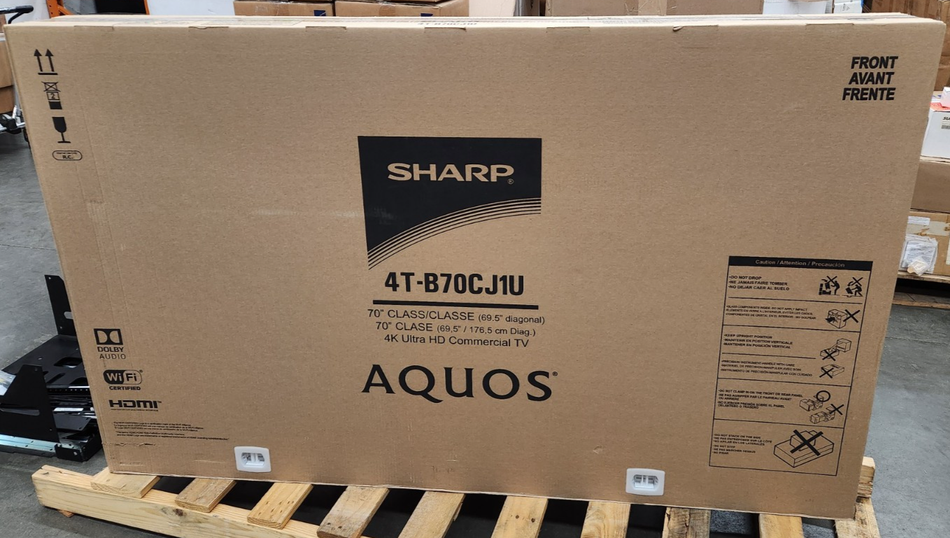 Sharp 4T-B70CJ1U 4T-B 70" Class 4K UHD Commercial LED TV