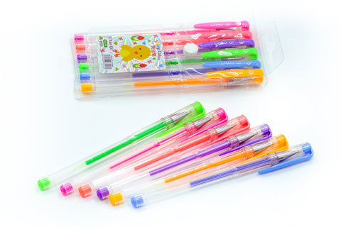 Colourful gel pen set