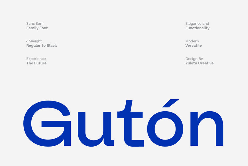 Guton Sans Serif Family Image 1