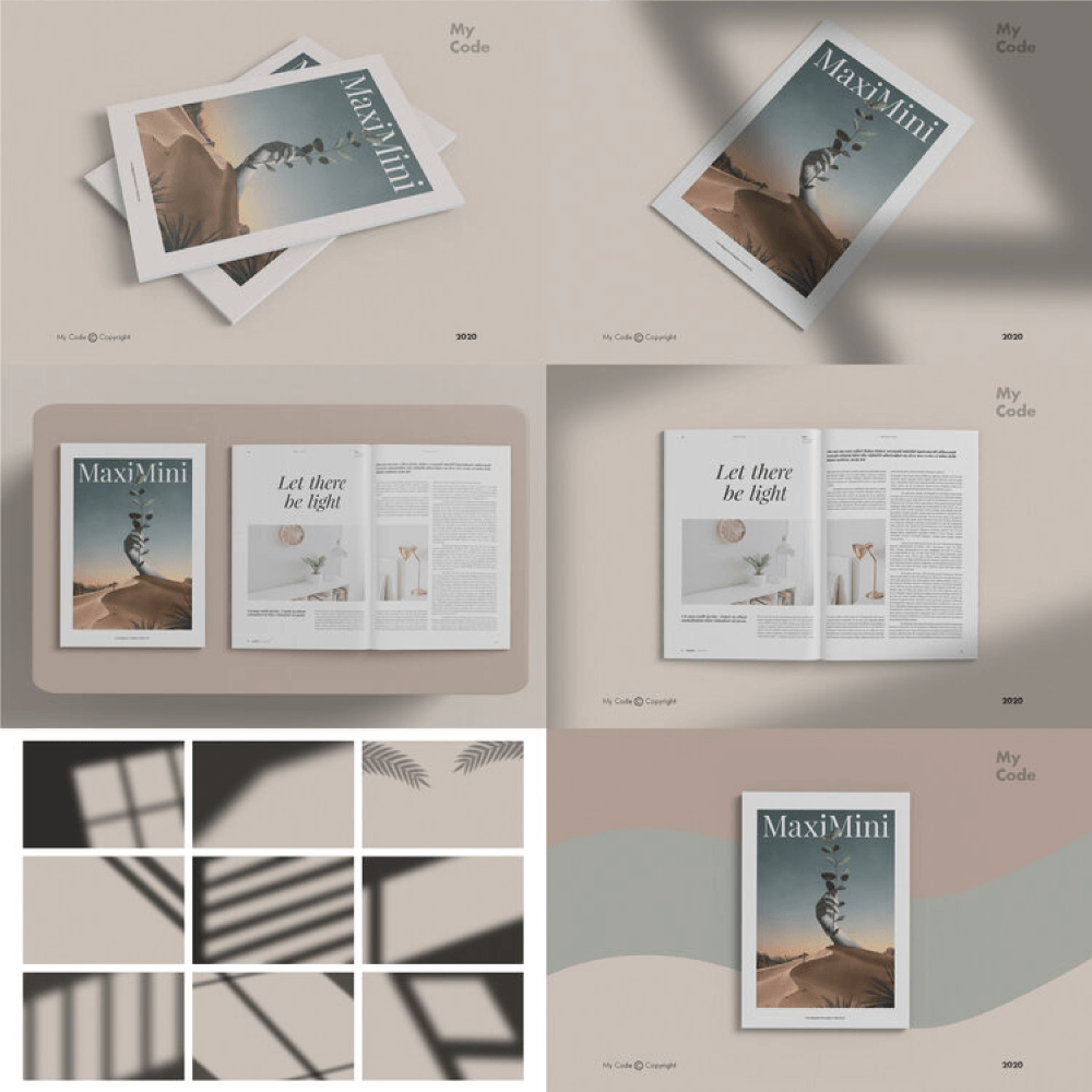 Download Free Minimalist Magazine Mockups Pixel Surplus