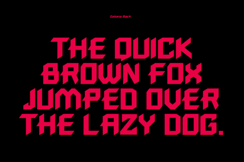 Gabana - Free Font