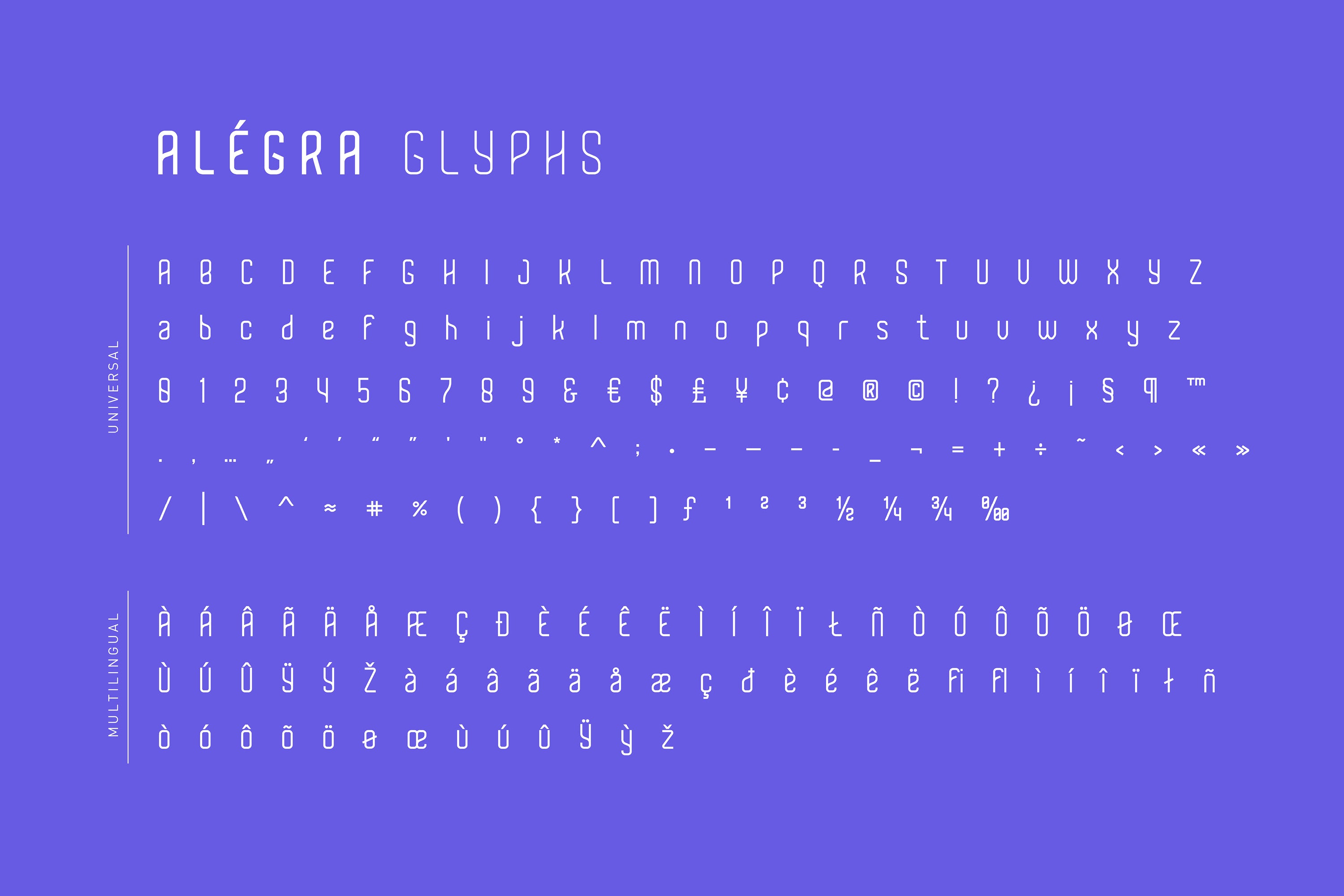 Alegra Regular Free Modern Font Pixel Surplus