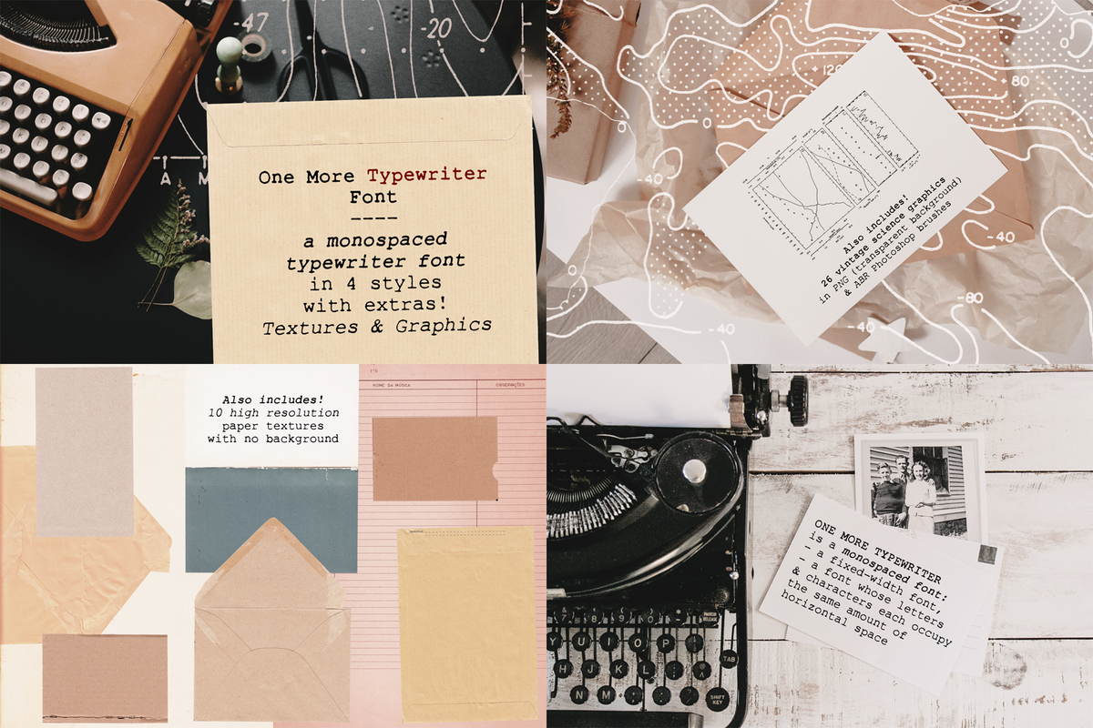 SALE! The Typewriter Font Bundle Vol. 3 – Pixel Surplus