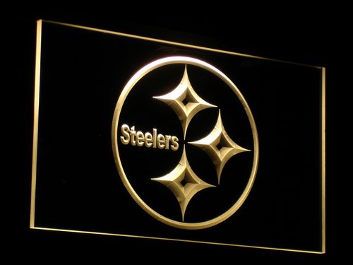 FREE Pittsburgh Steelers (3) LED Sign - Yellow - TheLedHeroes