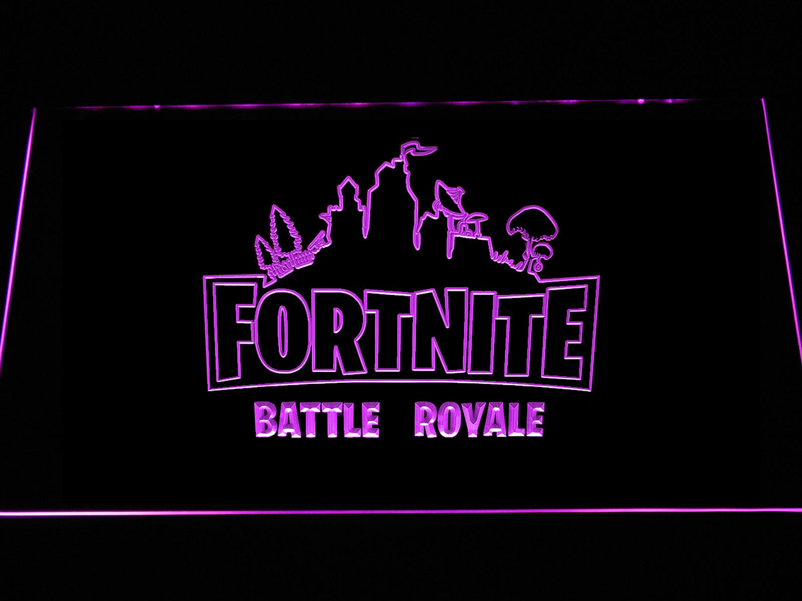 Light Up Fortnite Sign Fortnite Battle Royale Led Sign The Perfect Gift For Your Room Or Cave