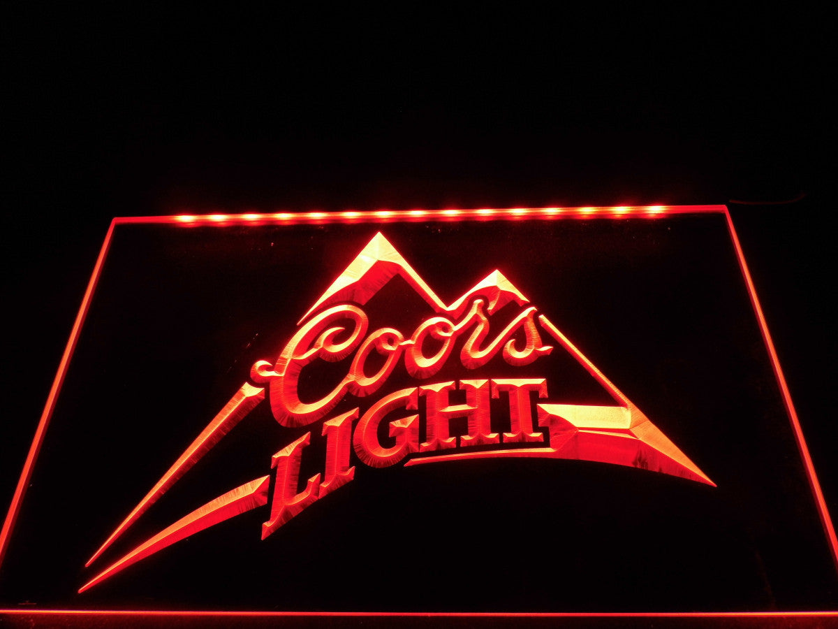 Coors Light Beer Bar Pub Logo LED Signe - Theledheroes