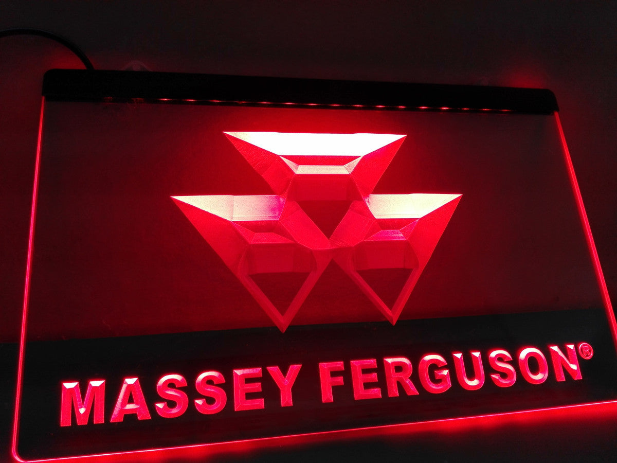 Massey Ferguson Tractor LED Sign  The perfect gift for your room