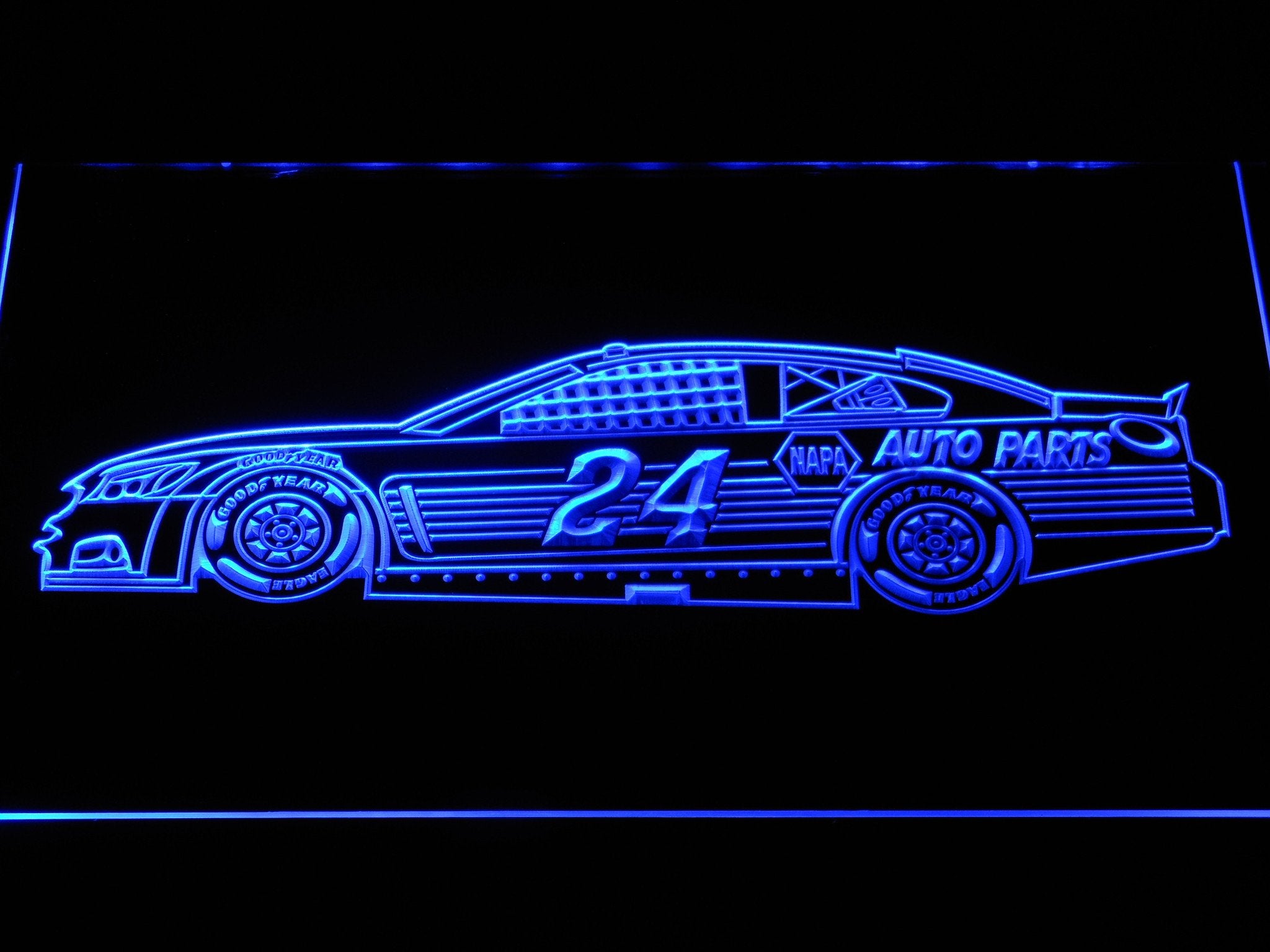 Blue Car Accessories 1 LED Neon Sign