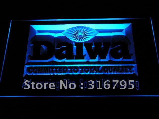 Daiwa Fishing Logo LED Neon Sign USB  The perfect gift for your room or  cave