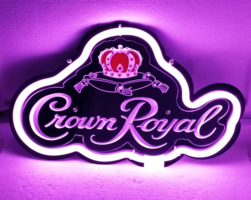 Elegant Neon Purple Crown