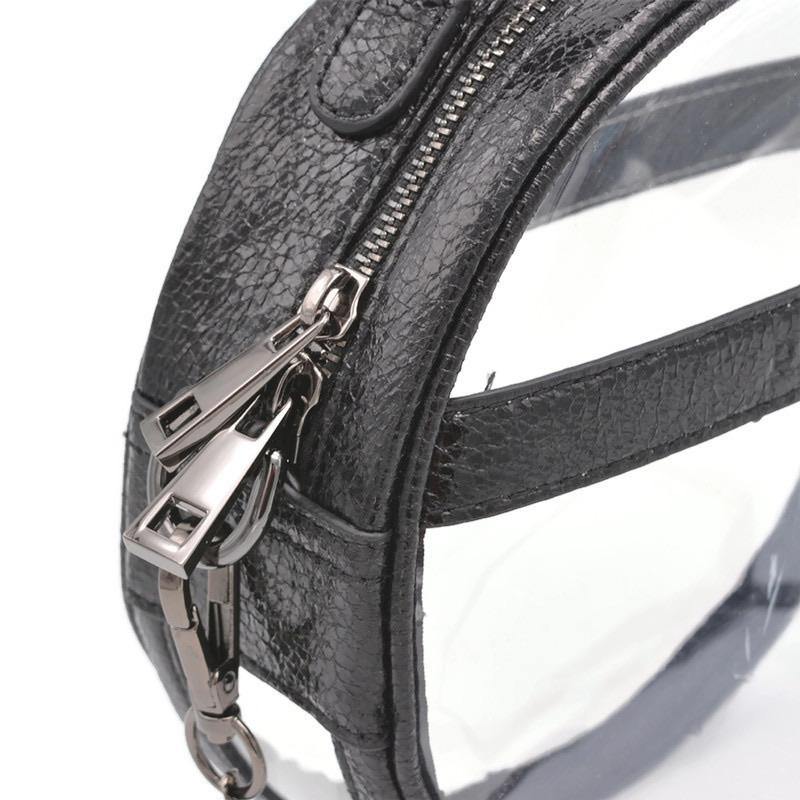 The Roundie Halo | Black Ice | Policy Handbags | Clear Bag Policy ...