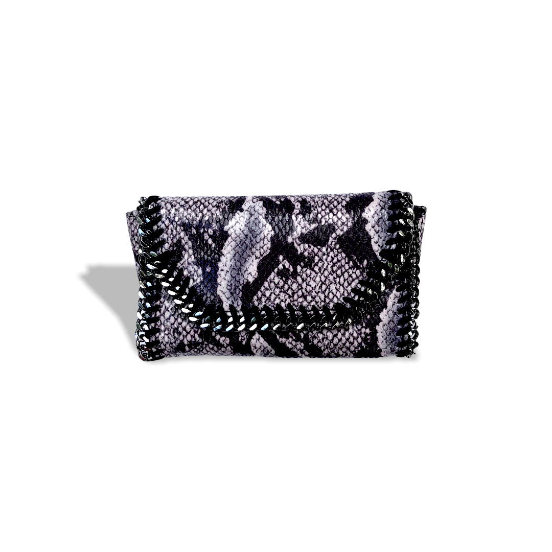 Mama Moto Clutch | Snake | Policy Handbags | Clear Bag Policy | Stadium ...