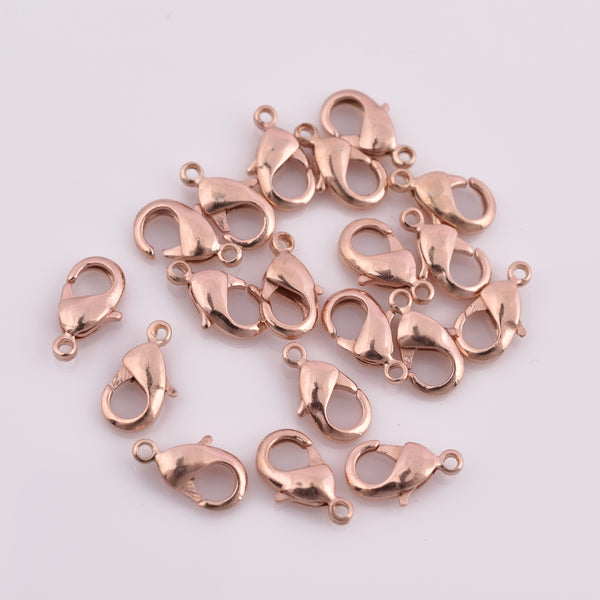 Rose Gold Stainless Lobster Clasps, 11mm, Stainless Steel Jewelry Making  Supplies, Lot Size 5 to 20, 1331 RG 