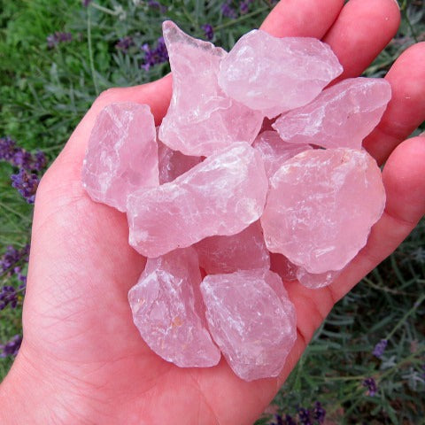 crystalline rose quartz