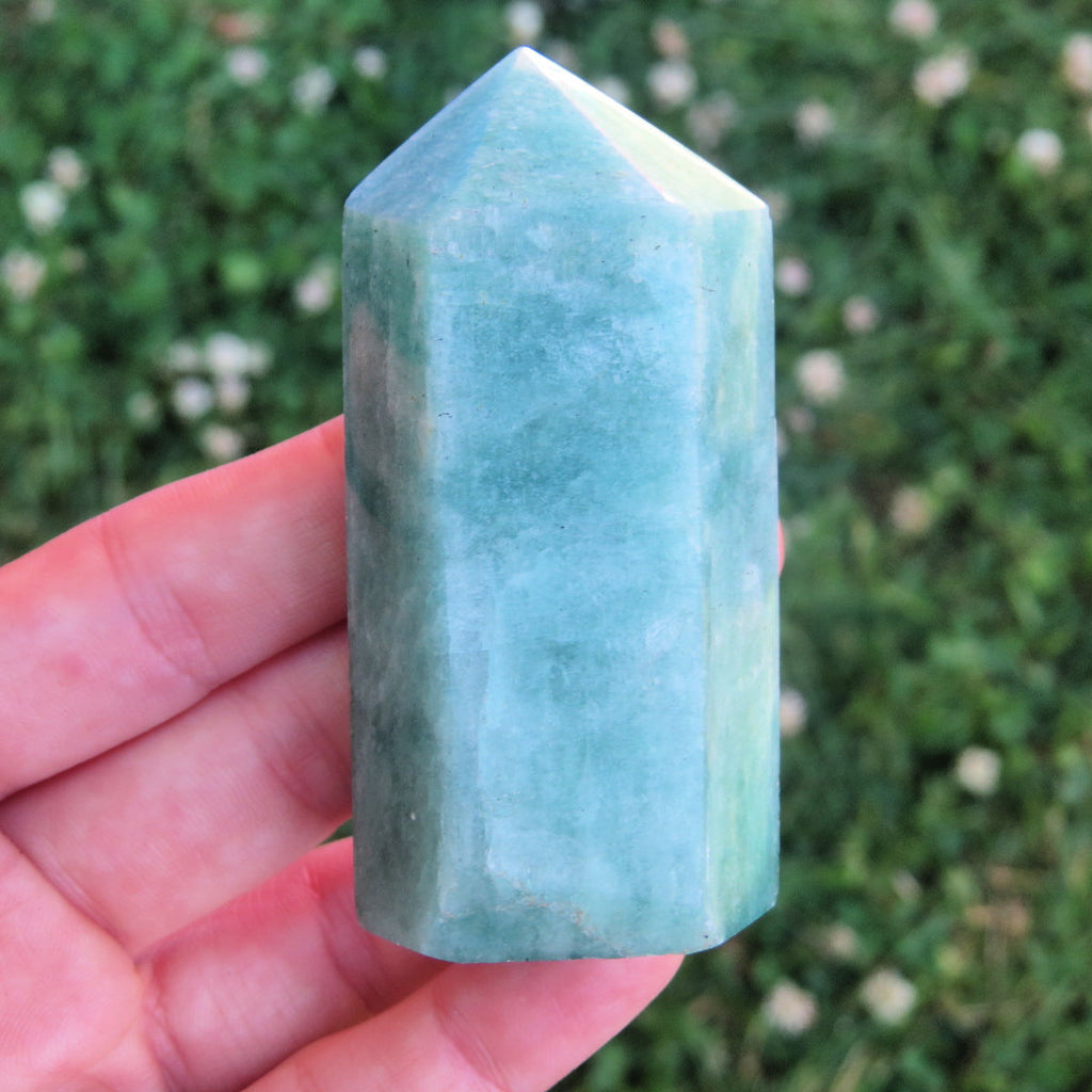 Large Amazonite Crystal Point Tower 3 Crystalline Dream