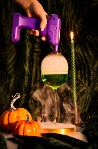 flavour Blaster™️ halloween cocktail names for smoking cocktail bubble gun