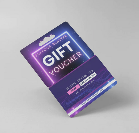 flavour Blaster™️ gift card for aroma gun and glassware