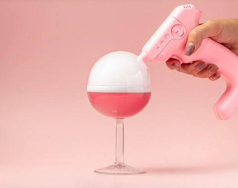 flavour Blaster™️ mini bubble gun for cocktails