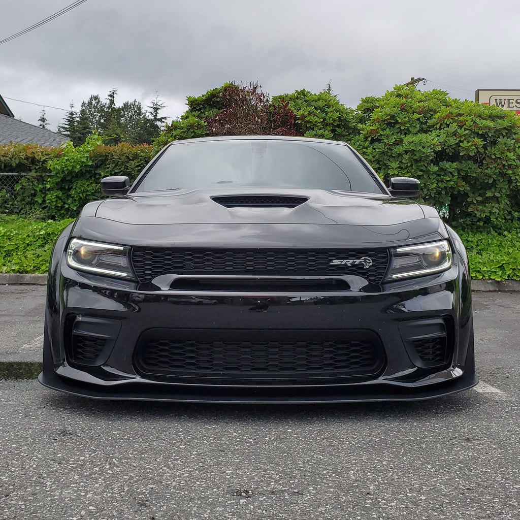 2020 dodge charger widebody front splitter