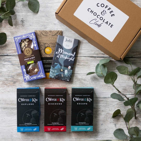 coffee and chocolate gift box