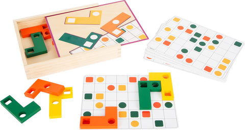 geometric shapes learning puzzle