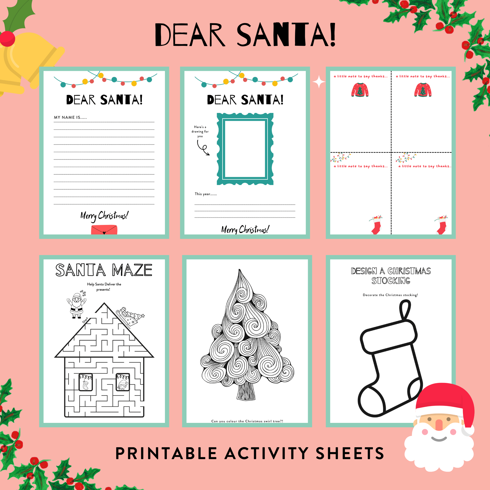 Printable Christmas Gift Tags From Santa | Printablee