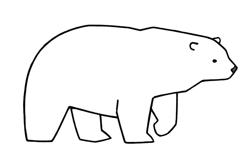 Polar Bear drawing