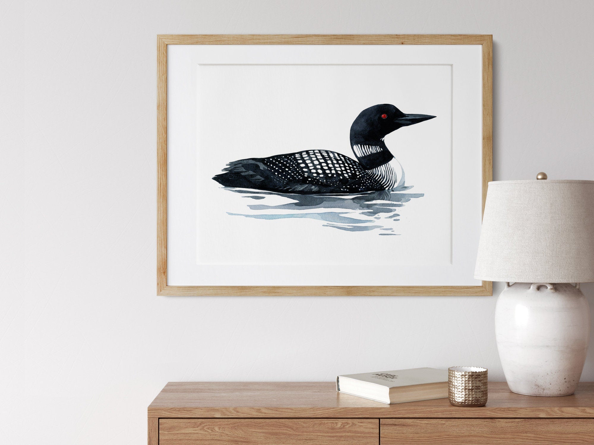 common loon painting