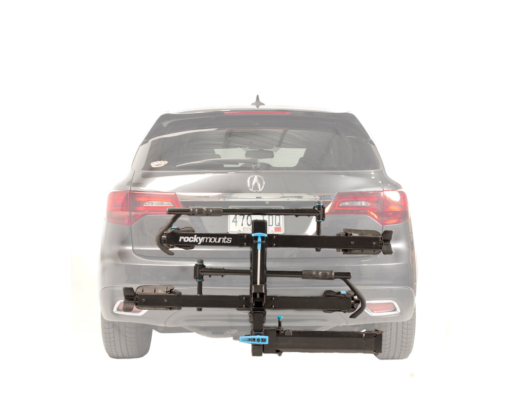 backstage swing away platform hitch rack