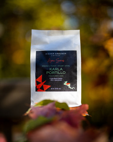 Karla Portillo coffee microlot Higher Grounds