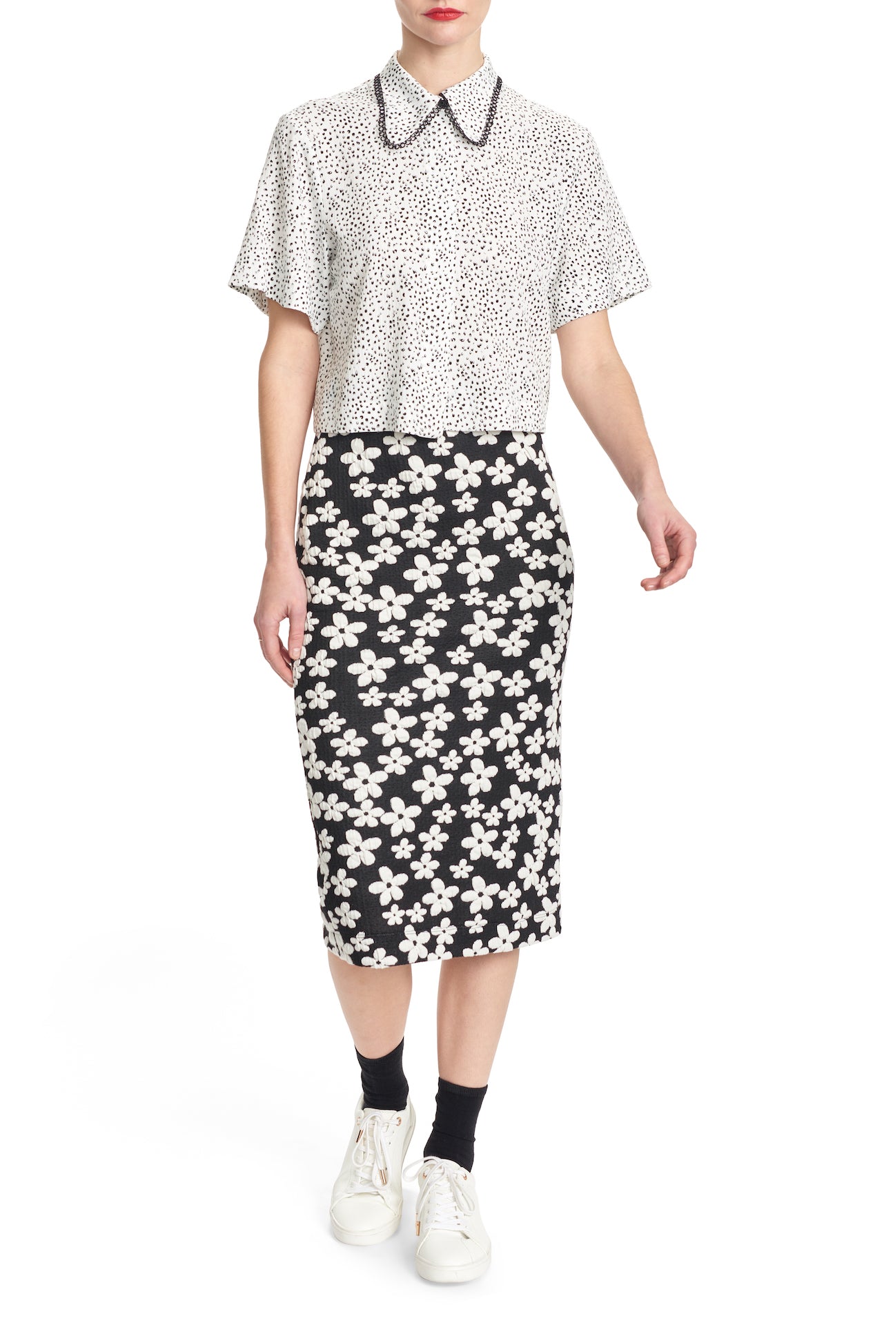 ZOLA PENCIL SKIRT - Clover