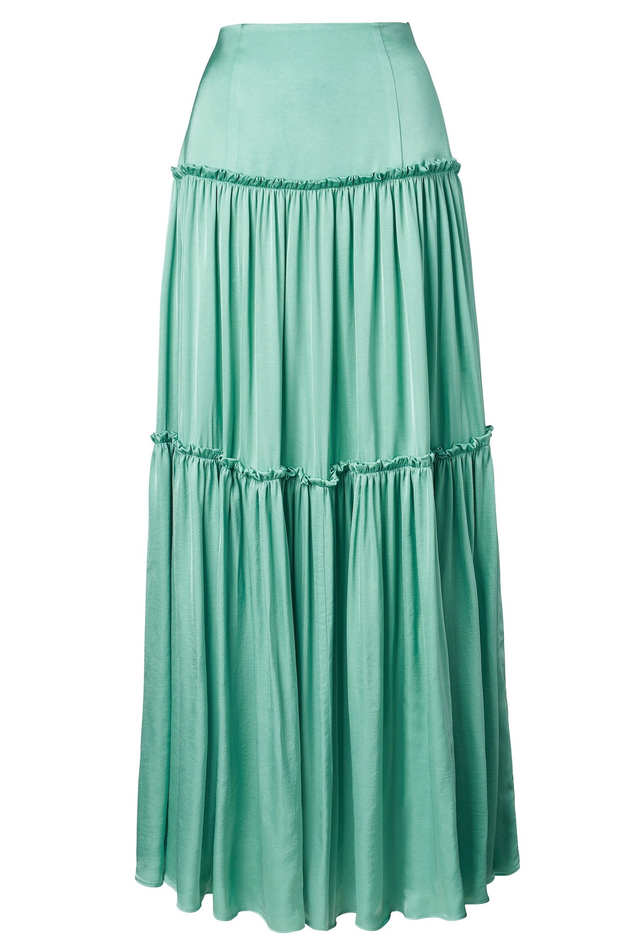 LILA Tiered Maxi Skirt - Mint | Corey Lynn Calter – CLC by Corey Lynn ...