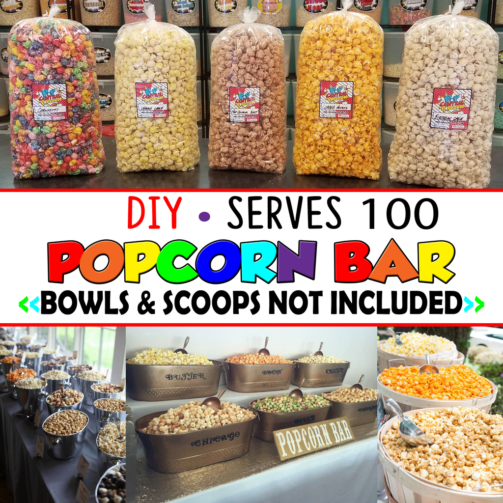 lijst Wet en regelgeving tempo Popcorn Bar- DIY- Serves 100 – Pop Central Popcorn