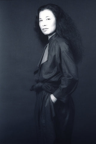 Eiko Ishioka 1983. Photographed by Robert Mapplethorpe. 