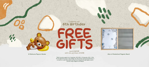 KLOSH's 6th Anniversary Free Gifts