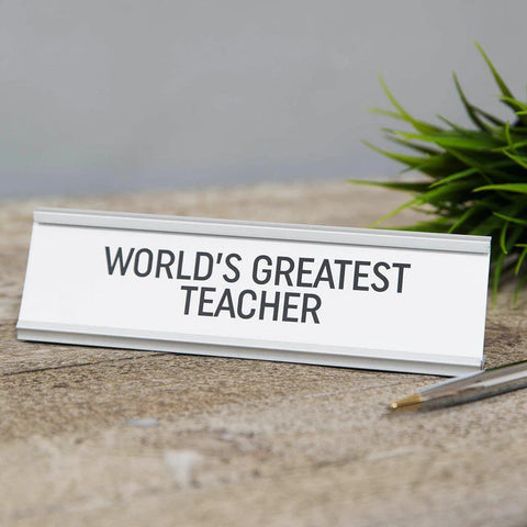 World's Greatest Teacher Plaque