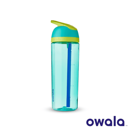 Owala Flip Water Bottle Tritan, 25 Oz., Neon Basil Green 