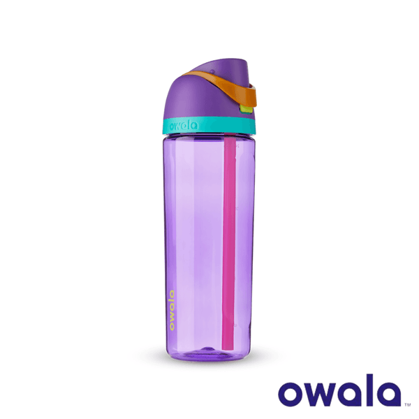 Owala FreeSip Water Bottle Stainless Steel, 24 Oz., Hint of Grape