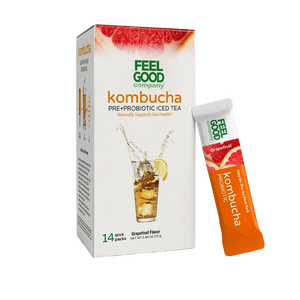 Kombucha Iced Tea (14 stick packs) - FEELGOOD Company™