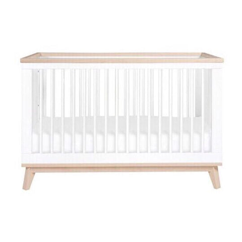 white timber cot