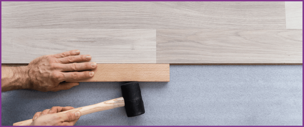 Installing laminate flooring