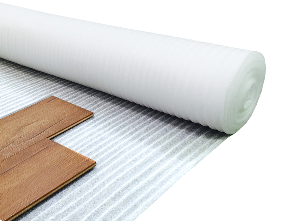 White 2mm Underlay For Wood Or Laminate Flooring