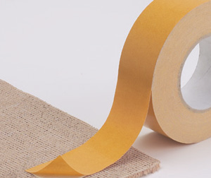 White Heavy Duty Double Sided Cloth Tape - 50M Roll - Directa UK