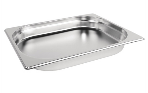 Vogue Stainless Steel 1/2 Gastronorm Trays