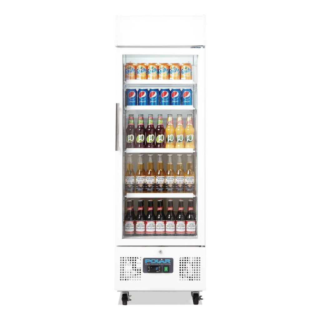 Polar Refrigerator Upright Display Cabinet 218ltr Glass Door