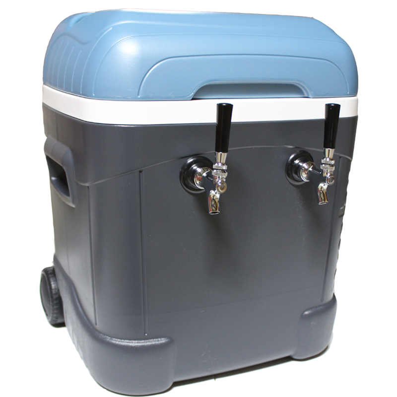 portable keg cooler with tap