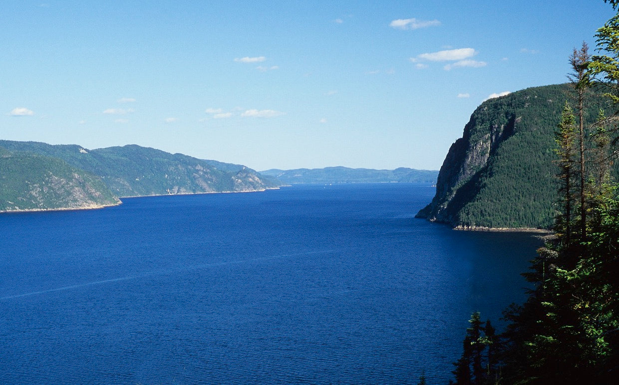 View of Cap Trinité in the Saguenay Fjord