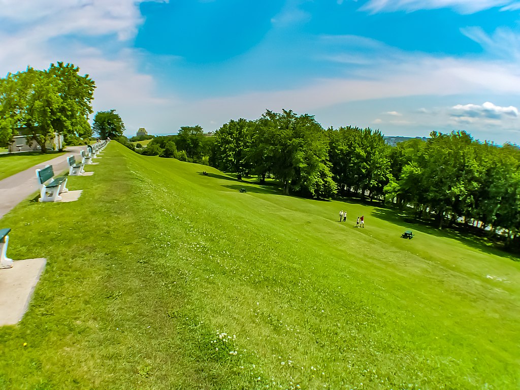 partial view of the Plains of Abraham