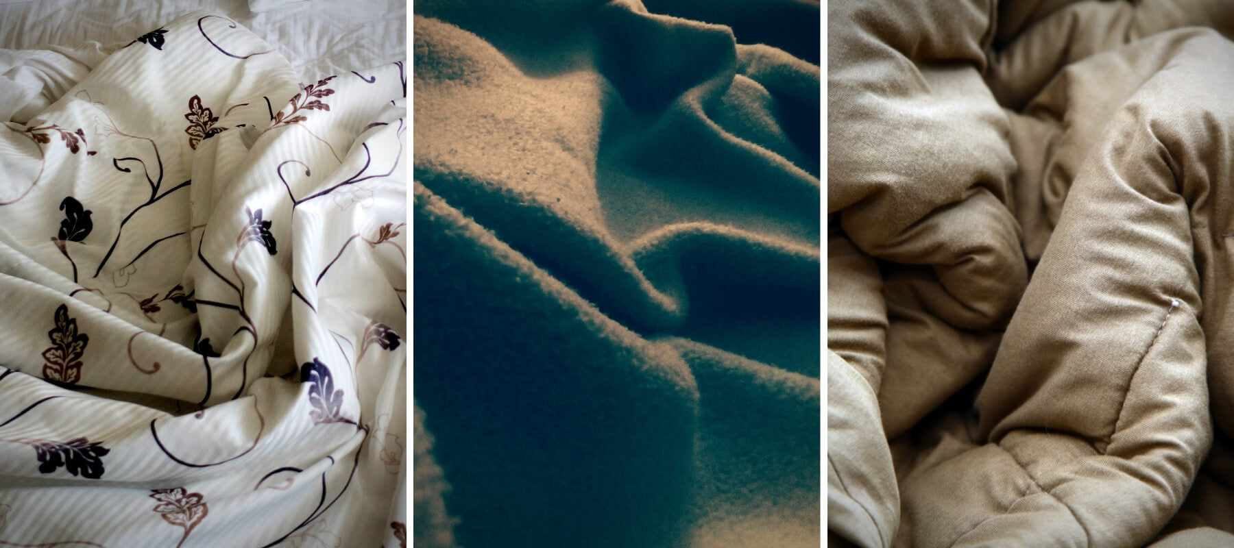 The choice between a comforter, blanket or a duvet for a bed