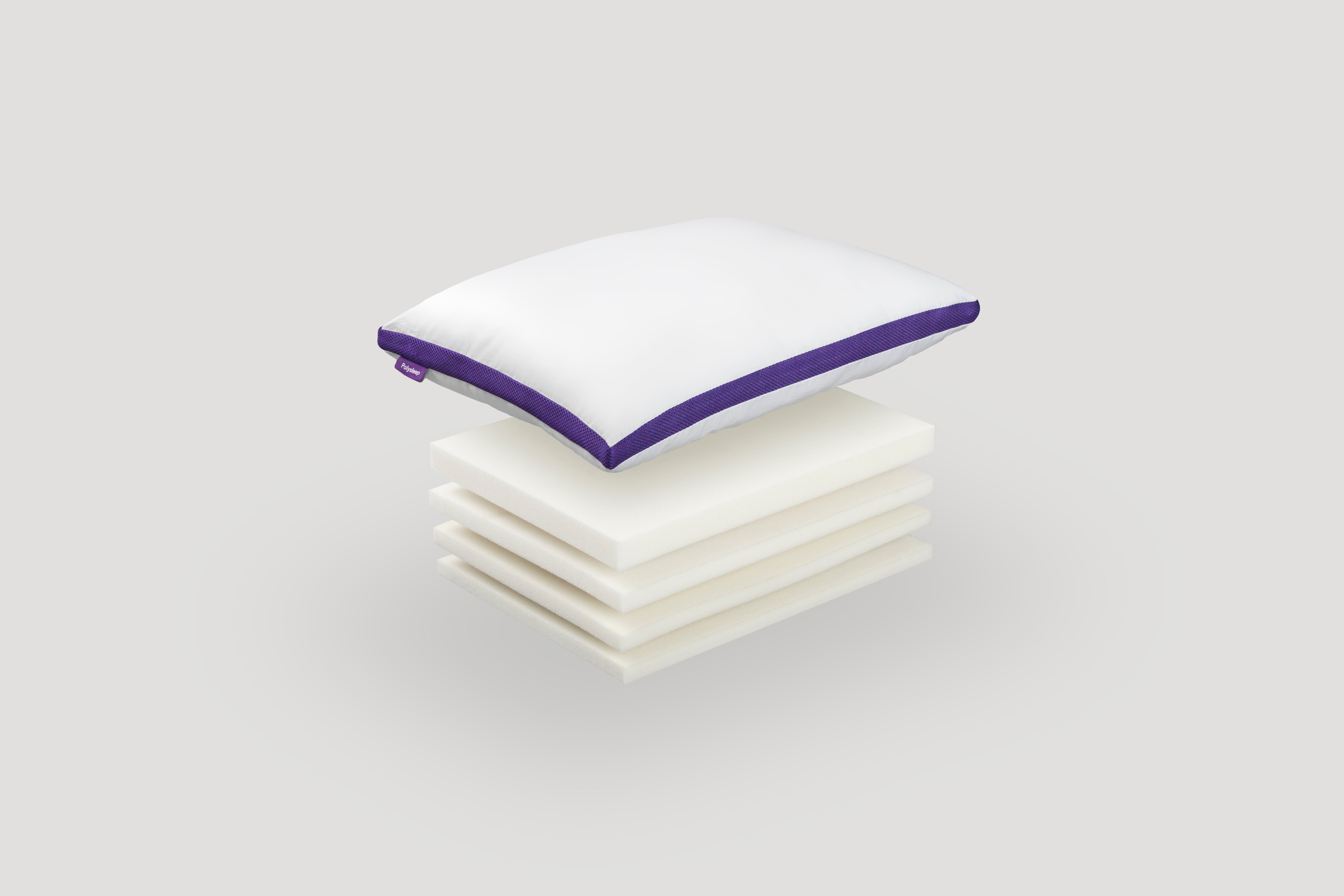 Thickness and foam layers of the Polysleep pillow